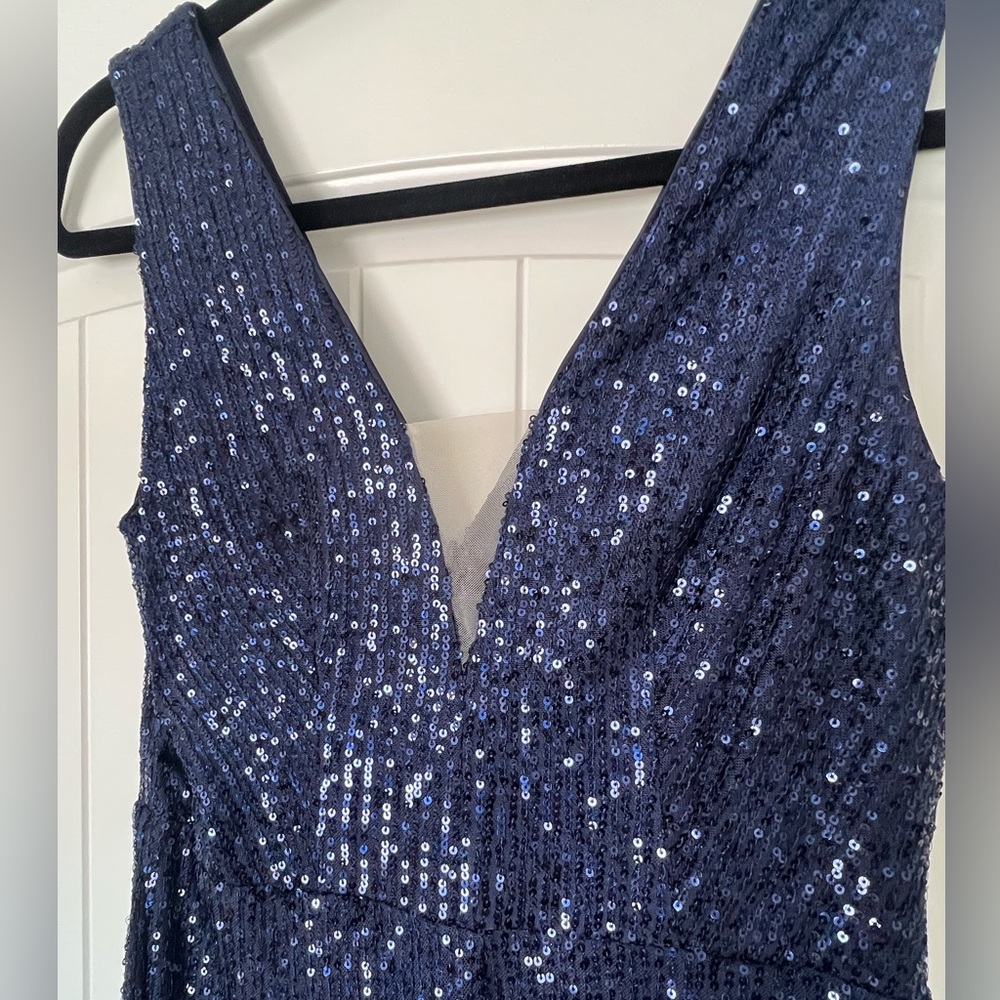 Navy Blue Sequin Jumper - Picture 8 of 13